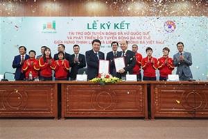 HưngThịnh Land tài trợ 100 tỷ đồng cho Đội tuyển bóng đá nữ QG và Phát triển Đội tuyển nữ trẻ hướng đến World Cup