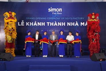 Simon khánh thành nhà máy sản xuất thiết bị điện, led tại Việt Nam 